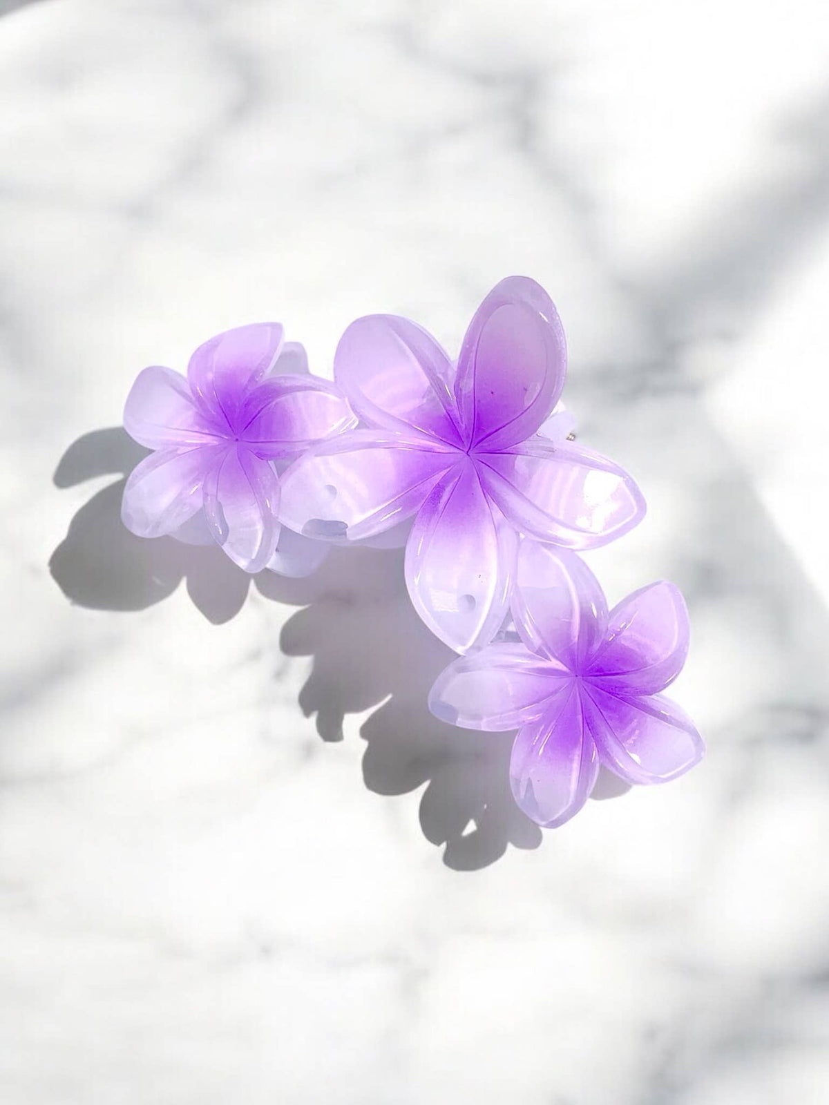 haarclip blume