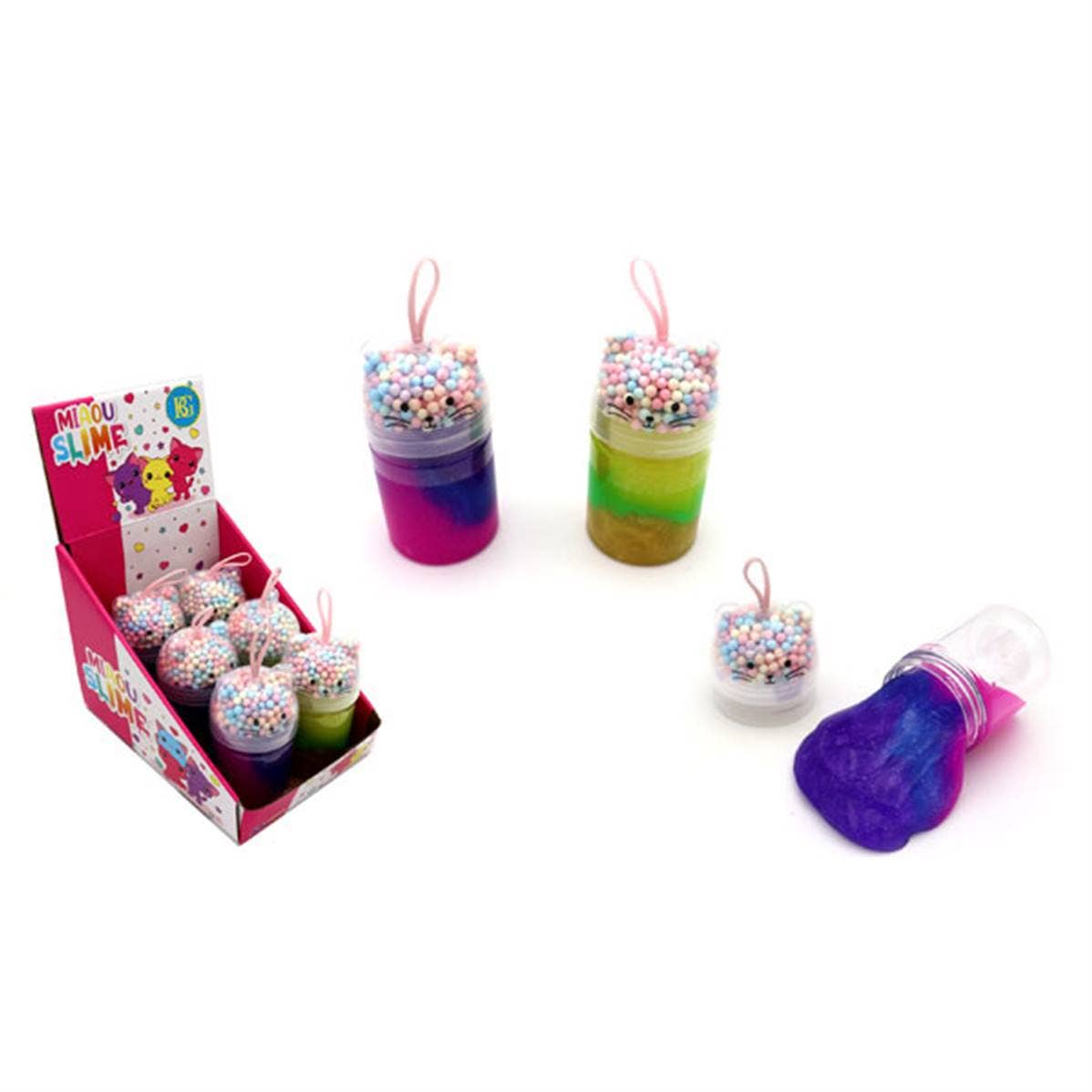 katzen-slime mit perlen