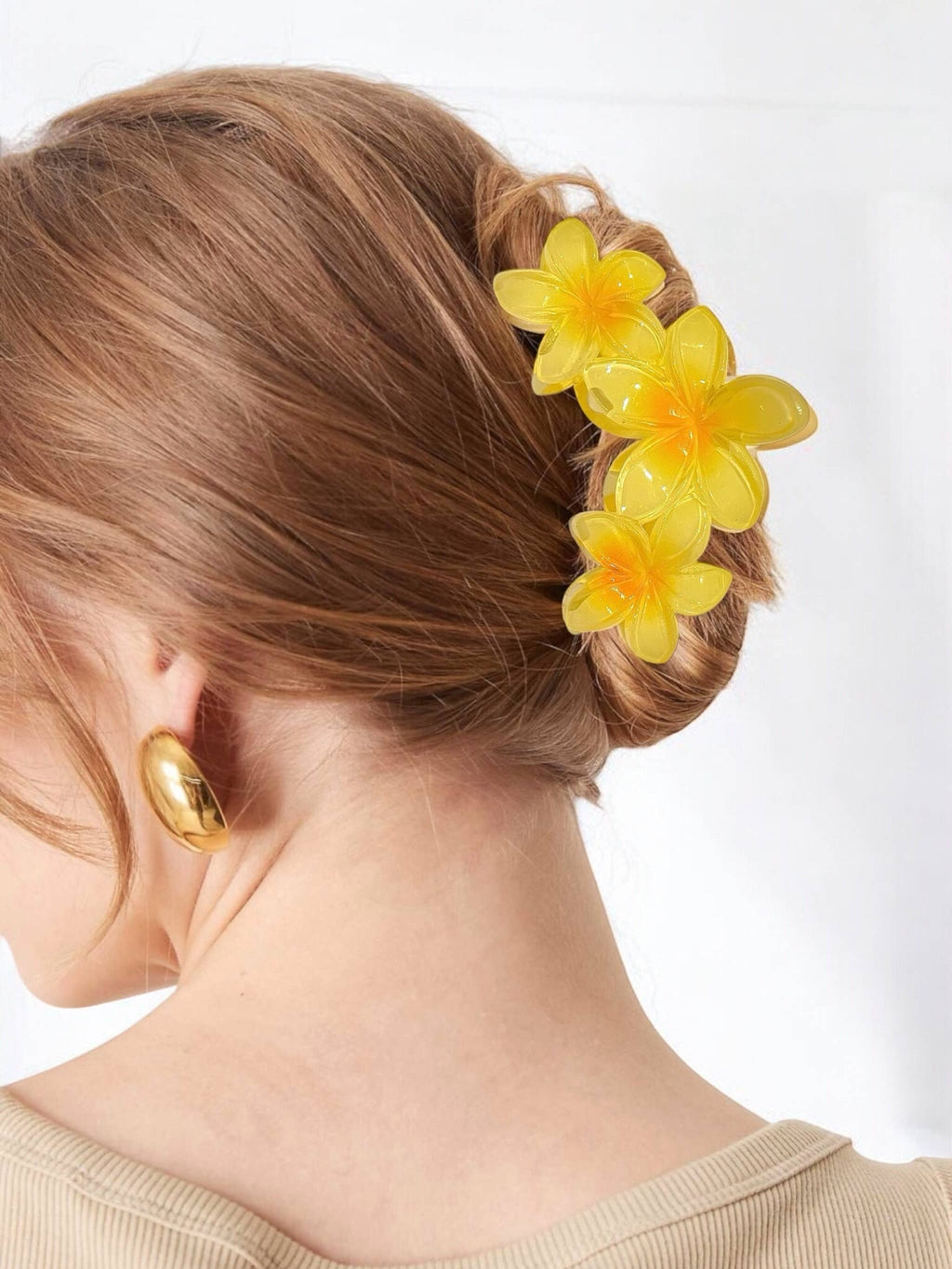 haarclip blume