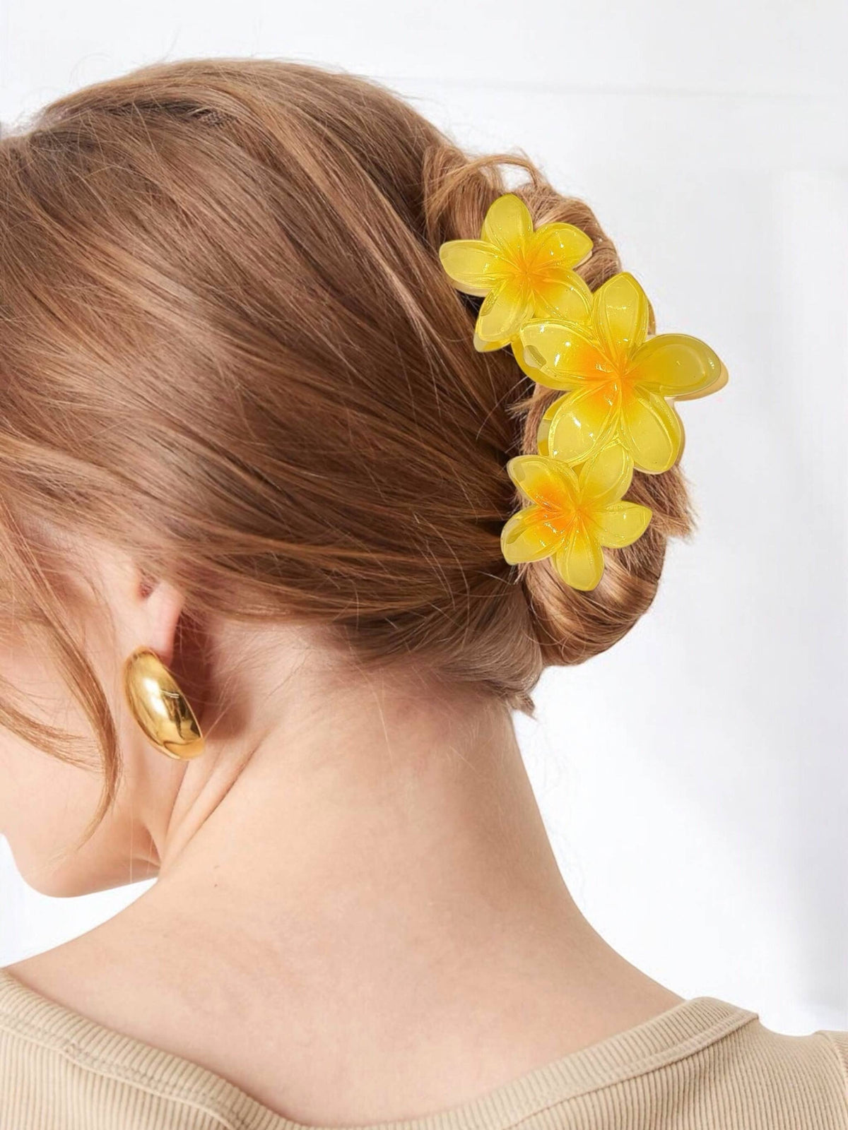 haarclip blume