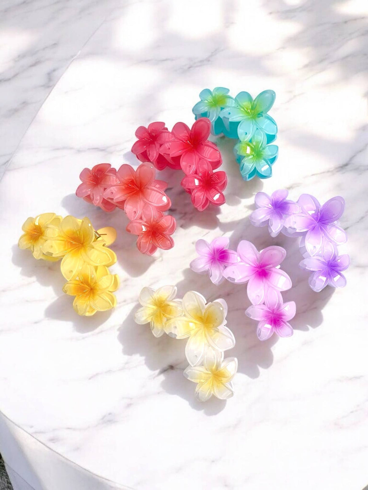 haarclip blume